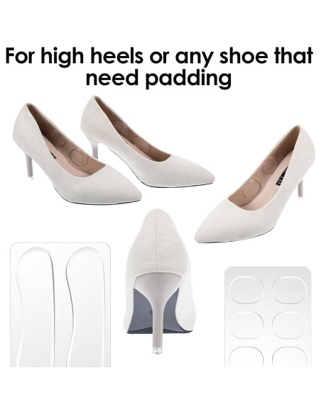 34 Cojines de Silicona para Talón Antideslizantes Guduling