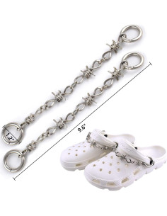 Cadenas de Metal para Zapatos VIQWYIC 62 cm Estilo Punk 2