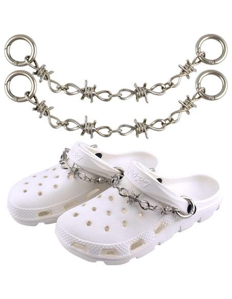 Cadenas de Metal para Zapatos VIQWYIC 62 cm Estilo Punk