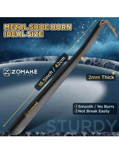 Cuchara para Calzar de Mango Largo ZOMAKE 41.91 cm Metal 2