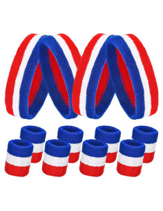 Conjunto de Bandas de Sudor Bememo 12 Pcs para Deportes