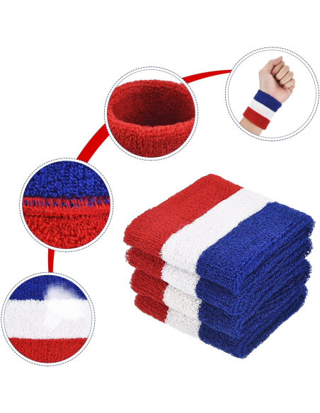 Conjunto de Bandas de Sudor Bememo 12 Pcs para Deportes