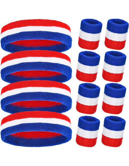 Conjunto de Bandas de Sudor Bememo 12 Pcs para Deportes