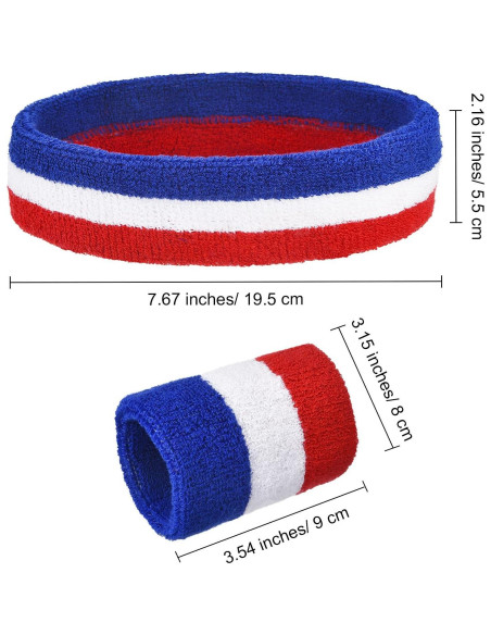 Conjunto de Bandas de Sudor Bememo 12 Pcs para Deportes