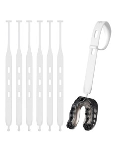 6 Correos de Protector Bucal Universal Nogeqi - Blanco