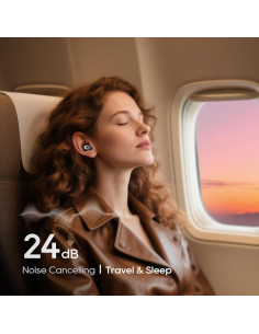 Tapones para Oídos Dersoud Silicona Reutilizables 24dB 2