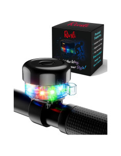 Campana de Bicicleta Rivsli con Luz LED y Sonido Fuerte