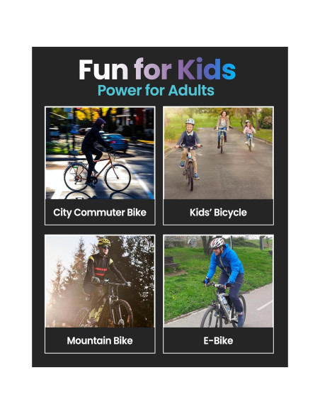 Campana de Bicicleta Rivsli con Luz LED y Sonido Fuerte