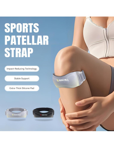 2-Pack Rodilleras Estabilizadoras HUGE HILL con Compresión