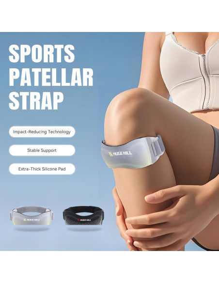2-Pack Rodilleras Estabilizadoras HUGE HILL con Compresión