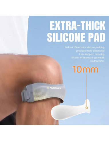 2-Pack Rodilleras Estabilizadoras HUGE HILL con Compresión