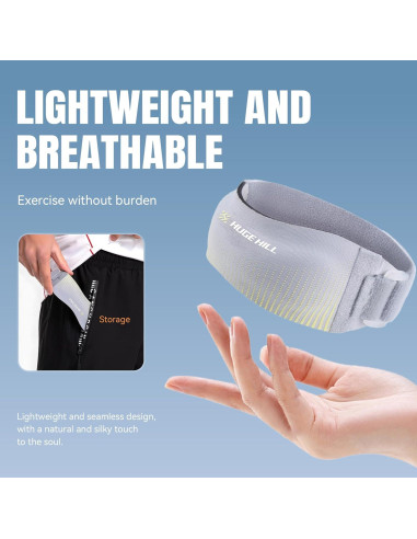 2-Pack Rodilleras Estabilizadoras HUGE HILL con Compresión