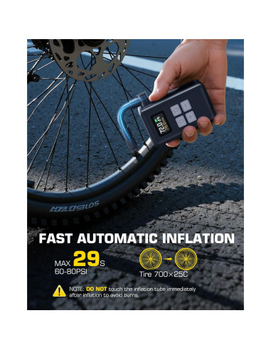 Mini Bomba de Aire Eléctrica iTwano WK-BL01 150 PSI