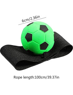 Bola de Retorno de Muñeca JJLFresheners con Correa y Cuerda Elástica 2