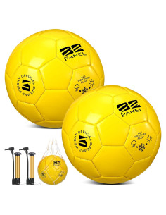 Shappy Balones de Fútbol Tamaño 5 - 2 Piezas con Bomba y Bolsa