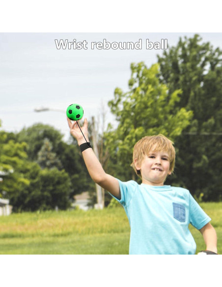 Bola de Retorno de Muñeca JJLFresheners con Correa y Cuerda Elástica