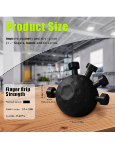 Fortalecedor de Agarre de Mano Ajustable Xanadued - Silicona 2