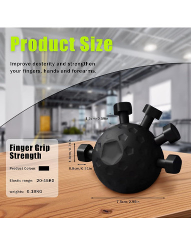 Fortalecedor de Agarre de Mano Ajustable Xanadued - Silicona