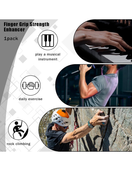 Fortalecedor de Agarre de Mano Ajustable Xanadued - Silicona