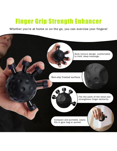 Fortalecedor de Agarre de Mano Ajustable Xanadued - Silicona