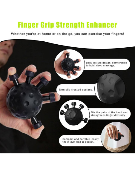 Fortalecedor de Agarre de Mano Ajustable Xanadued - Silicona