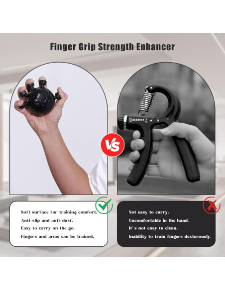 Fortalecedor de Agarre de Mano Ajustable Xanadued - Silicona