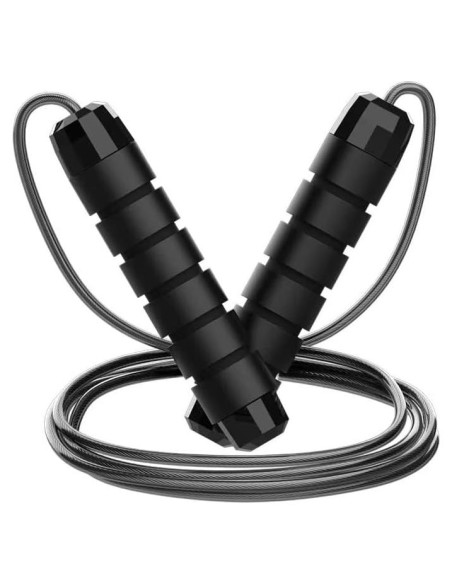 Cuerda de Saltar Genérico 2.79m con Mangos de Espuma para Fitness