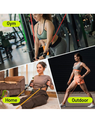 Correa de Anclaje para Puerta Slim Panda - Bandas de Resistencia
