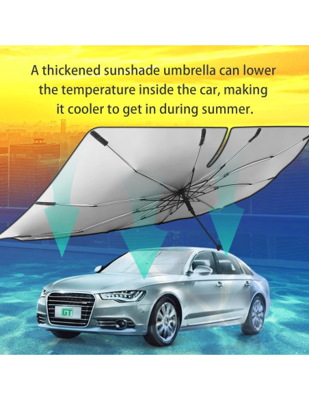 Sombrilla para Parabrisas Rain Cats Rosa Plegable 71x101cm