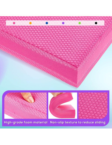 6 Almohadillas de Equilibrio Antideslizantes Hanaive 30x20 cm