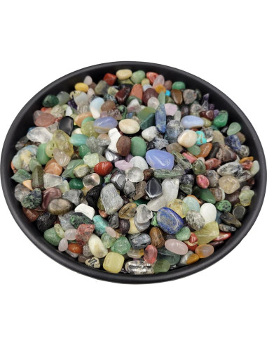 Kit de 60 Piedras Preciosas y Cristales Pulidos 1kg - SeeuFun