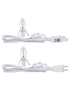 Kit de Lámpara LED Hiboom con 2 Bombillas y Cordón 1.83m