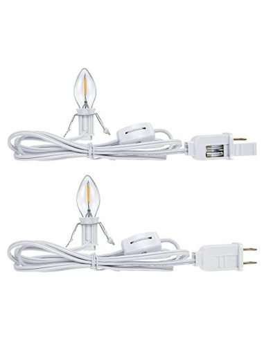 Kit de Lámpara LED Hiboom con 2 Bombillas y Cordón 1.83m