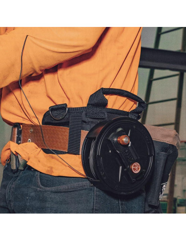 Carrete de Alambre de Atar Klein Tools 27500, Cierre Rápido, Aluminio Ligero