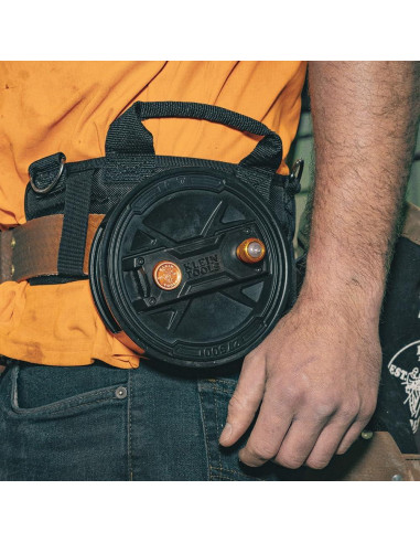 Carrete de Alambre de Atar Klein Tools 27500, Cierre Rápido, Aluminio Ligero