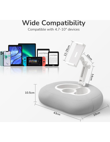 Soporte de Almohada para Tablet Vizzicool Gris 1.27 kg