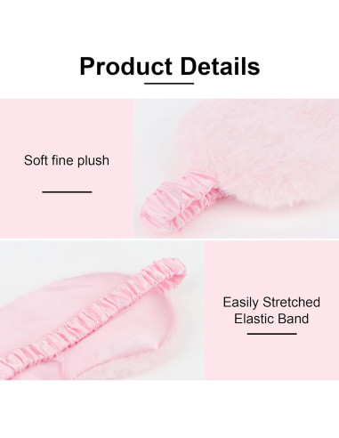 Juego de Diademas de Spa Casoty con Máscaras de Sueño - 12 Pcs