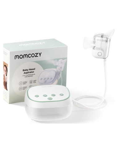 Aspirador Nasal Eléctrico Momcozy BreezyClear Pro 75 kPa