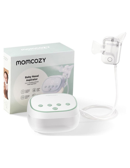 Aspirador Nasal Eléctrico Momcozy BreezyClear Pro 75 kPa