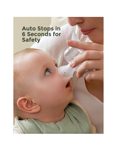 Aspirador Nasal Eléctrico Momcozy BreezyClear Pro 75 kPa