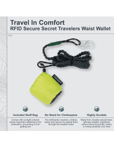 Cuerda de Ropa de Viaje COCOON 3.1m Láttex Natural 2