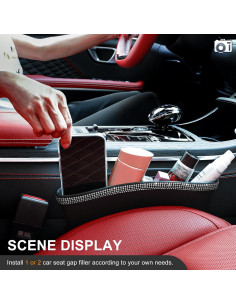 Organizador de Espacio entre Asientos EING Blanco - 2 Piezas 2