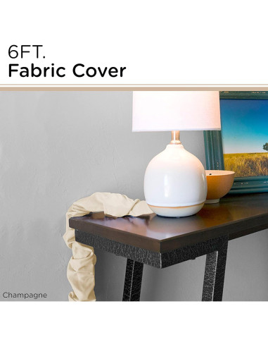 Cubierta de Cable de Tela Cordinate 1.83 m Champagne