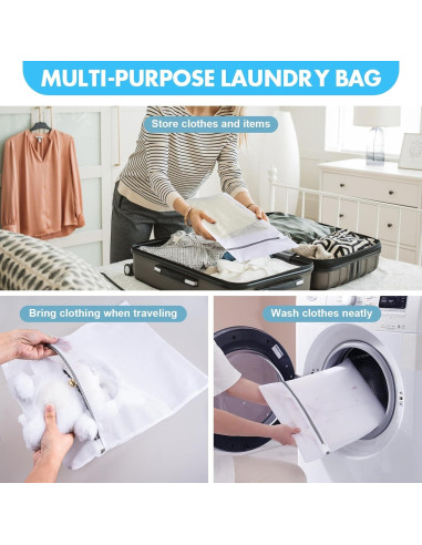 Bolsas de Lavandería de Malla VUEKYN - 3 Tamaños (Grande, Mediana, Pequeña)