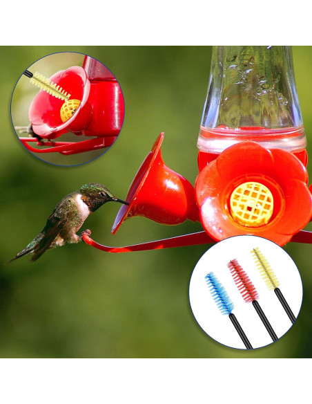 18 Cepillos de Limpieza Prasacco para Alimentadores de Colibrí