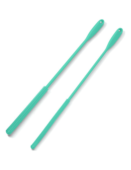 Cepillo de Silicona Reutilizable Purtribe 4 Piezas 25.4 cm