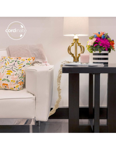 Cubierta de Cable de Tela Cordinate 1.83 m Champagne