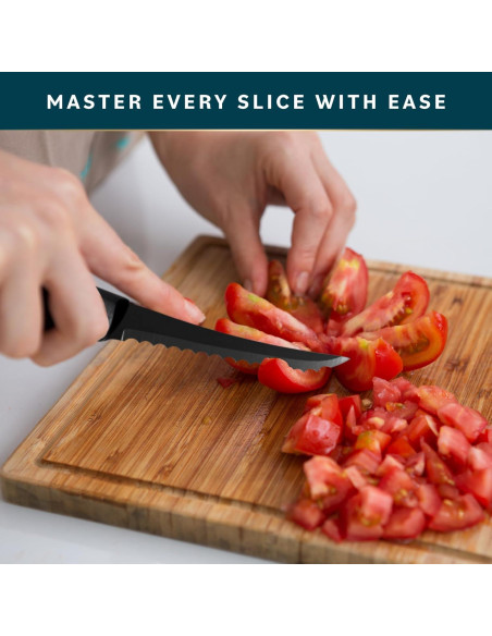 Cuchillo de Tomate Home Hero 11.43 cm Acero Inoxidable Ergonómico