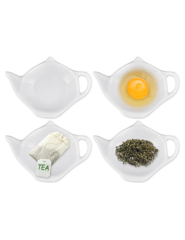 Soporte para Bolsitas de Té Tetera DS. Estilo Distintivo 4 Piezas