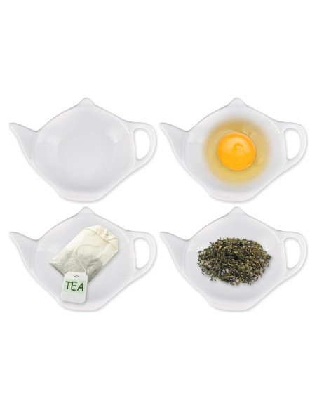 Soporte para Bolsitas de Té Tetera DS. Estilo Distintivo 4 Piezas